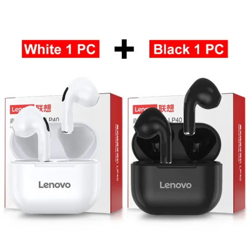 Fone De Ouvido Lenovo LP40 Bluetooth Compre 1 Leve 2 - Image 3