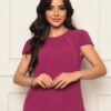 Blusa Belle fúcsia