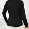 Blazer Jade Alfaiataria-Botões Decorativos-Preto