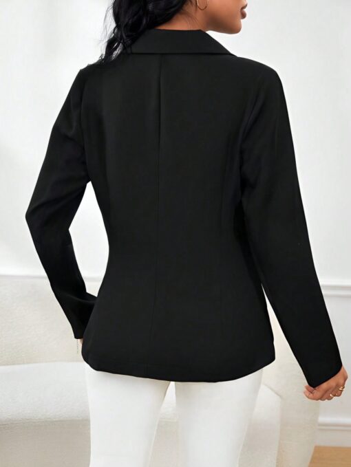 Blazer Jade Alfaiataria-Botões Decorativos-Preto