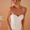 Vestido De Noiva Sereia Renda e Tule Em Forma de Coração