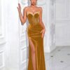 Vestido Maxi Amanda-Festa-Dourado