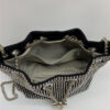 Bolsa De Festa Akira-Cravejada Quadrada Strass-Prata