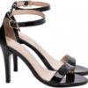 Sandália Ella-Salto Fino 9,5cm-Preto