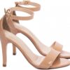 Sandália Ella-Salto Fino 9,5cm-Bege