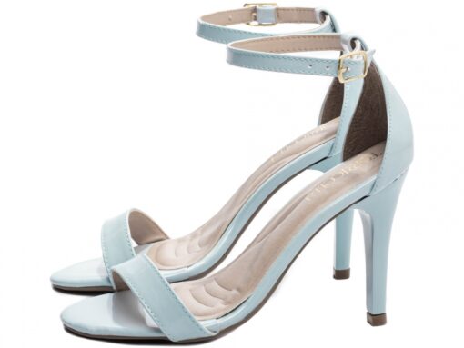 Sandália Ella-Salto Fino 9,5cm-Azul - Image 4