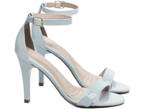 Sandália Ella-Salto Fino 9,5cm-Azul