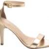 Sandália Ella-Salto Fino 9,5cm-Dourado