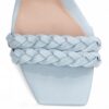 Sandália Braid-Azul Salto 8,5 cm-Frete Grátis