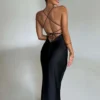 Vestido De Festa Sereia Preto