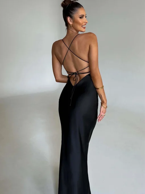 Vestido De Festa Sereia Preto