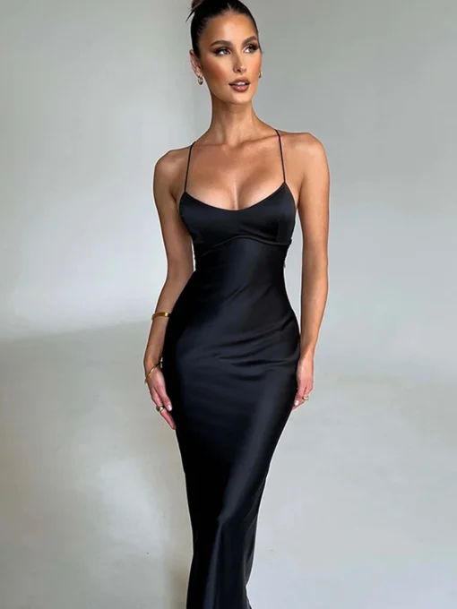 Vestido De Festa Sereia Preto